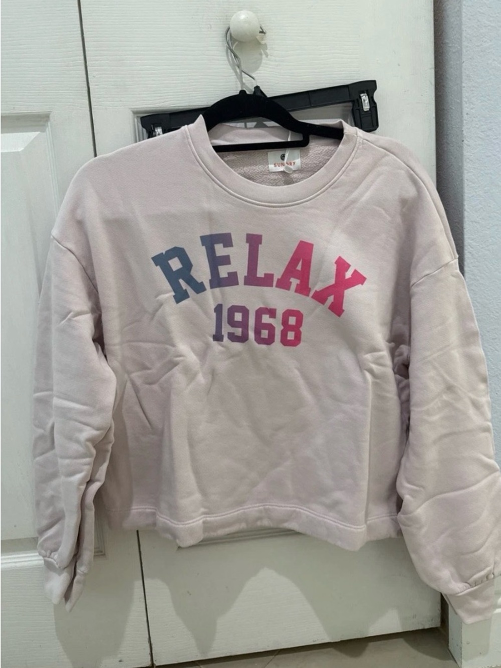 Sundry women Sweatshirt - Light Pink size 1 nwt